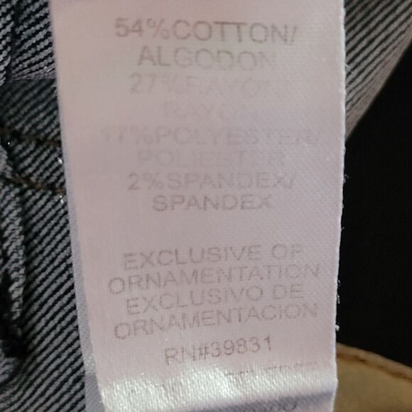 Democracy "Ab"solution Jeans Size 12 Blue Booty Lift Jegging B1105ADBX Mid Rise - Picture 8 of 11